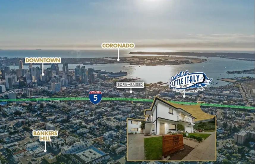 Perla D'Italia -1Br- Free Driveway Parking -1 Car Lägenhet San Diego Exteriör bild